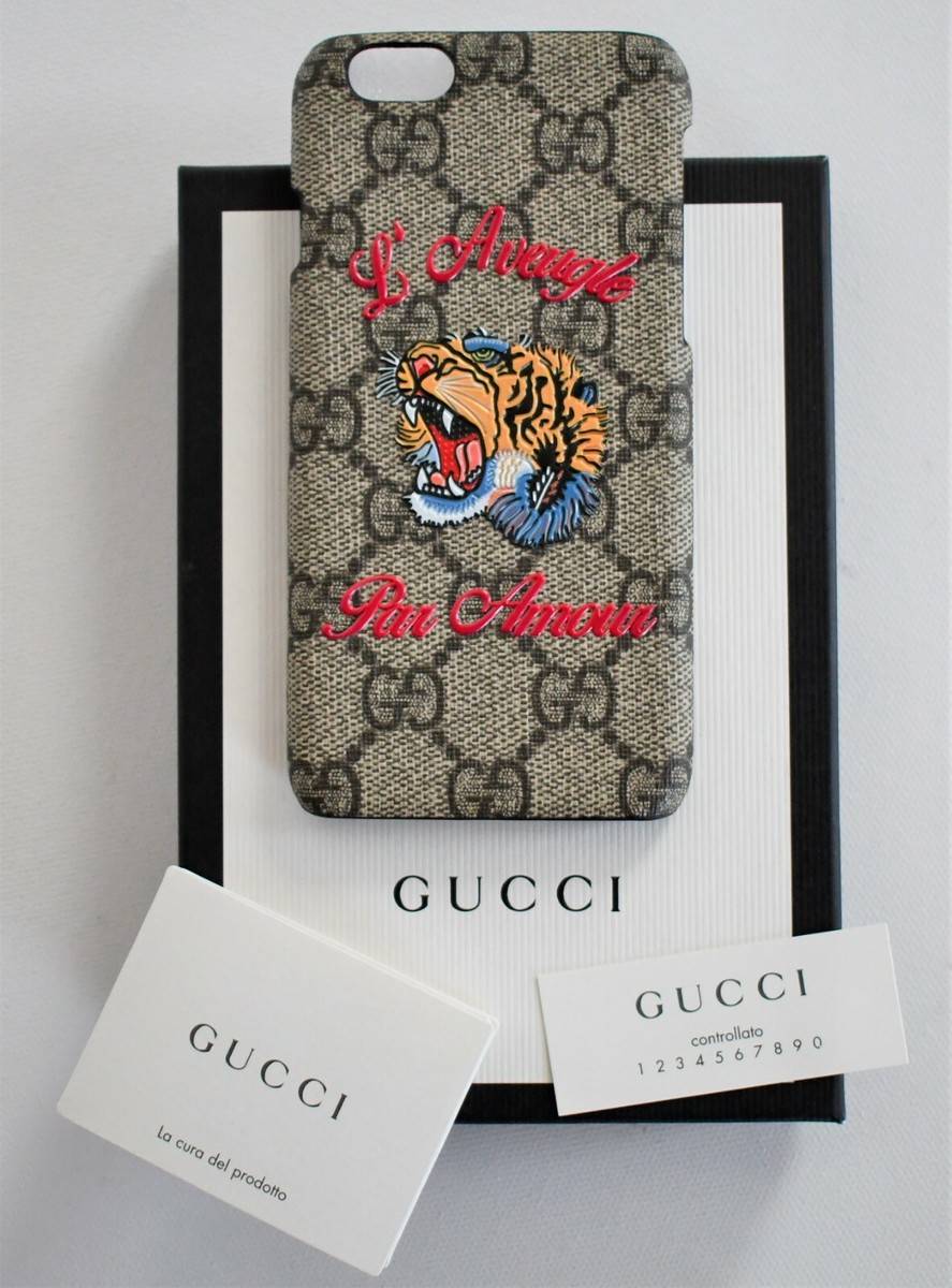 NEW Authentic GUCCI L'AVEUGLE PAR AMOUR TIGER GG iPhone® 6 NEW Authentic GUCCI L'AVEUGLE PAR AMOUR TIGER GG iPhone® 6