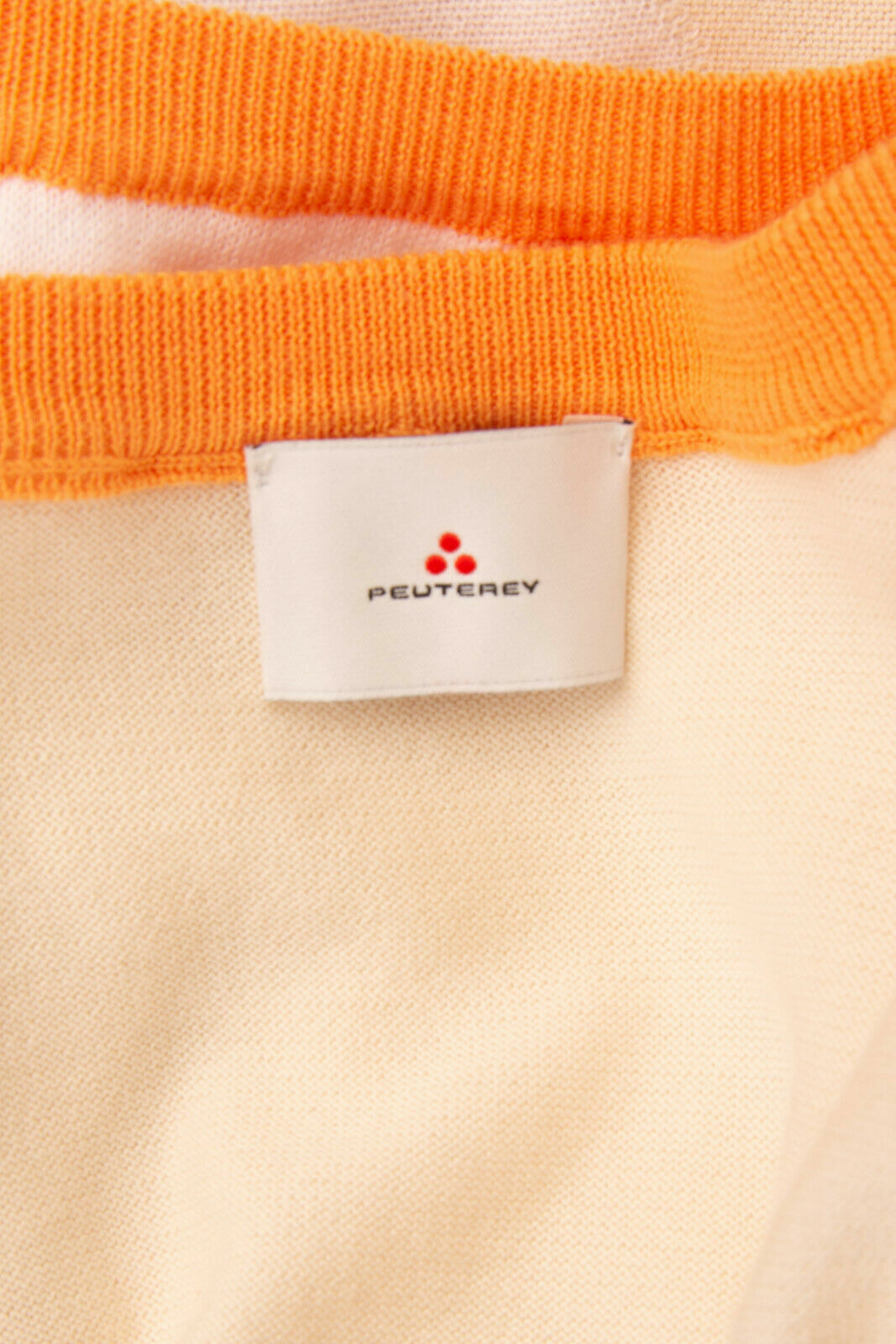 PEUTEREY Jumper Size 46 / XL Colour Block 3/4 Sleeve Made in Italy NEW image 4