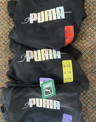 PUMA Girls' Youth French Terry Hoodie-Variety XS,S,M NWT - Picture 2 of 4