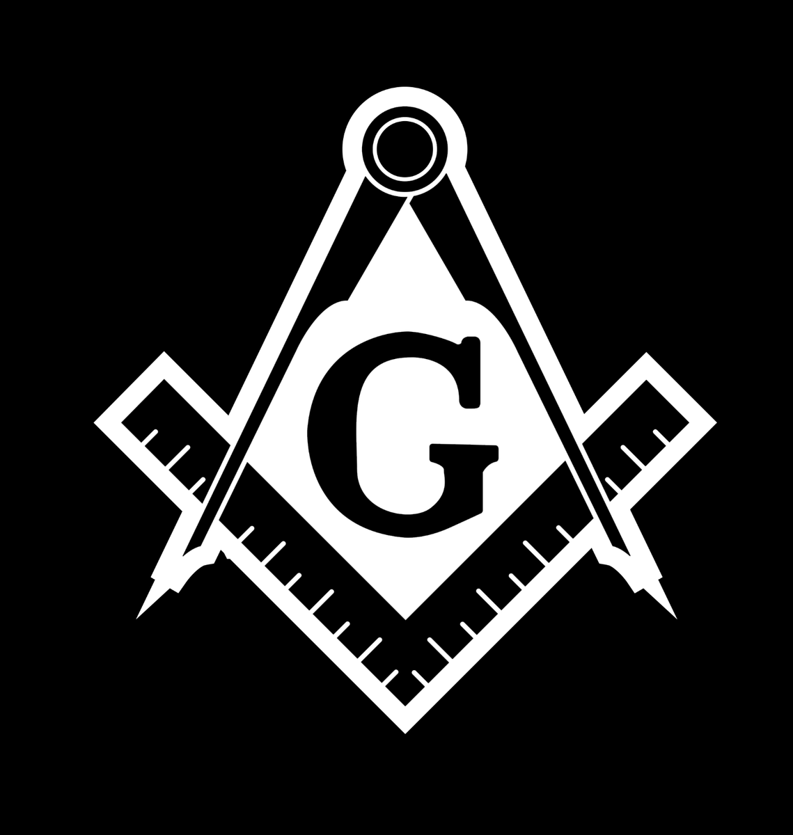 ProSticker Masonic Compass And Square Decals - Gold Semi-Gloss (10 Pack, 1 Inch)