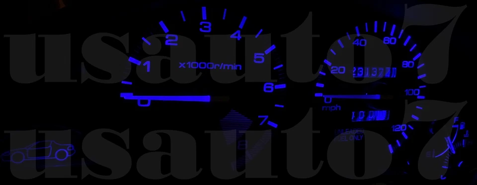 Dash Speedometer Cluster Gauge BLUE LED LIGHT KIT Fit 93-97 Honda Civic Del Sol - Imagem 4 de 4