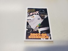 JS15 Owen Sound Attack 2007/08 Minor Hockey Pocket Schedule - Multi-Sponsored