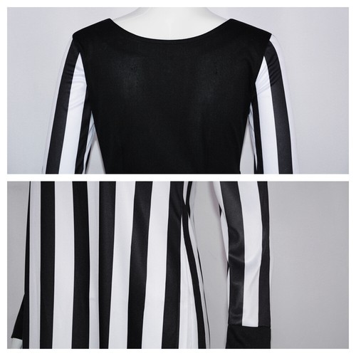 Cosplay The Mask La máscara Tina Carlyle Dress Black White Stripes Skirt Costume - Picture 8 of 8