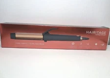 HERITAGE BY MINDY MCKNIGHT CURL ENVY 1.25 CURLING IRON BOUNCY CURLS - NEW BOXED!