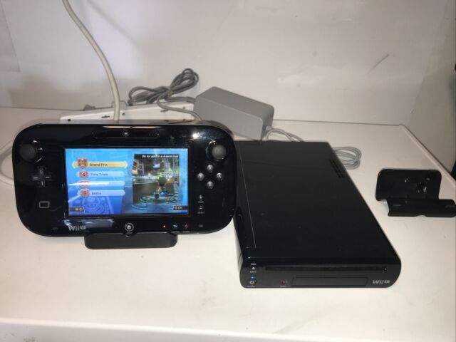 Nintendo Wii U Wup 101 02 32gb Black Console For Sale Online Ebay