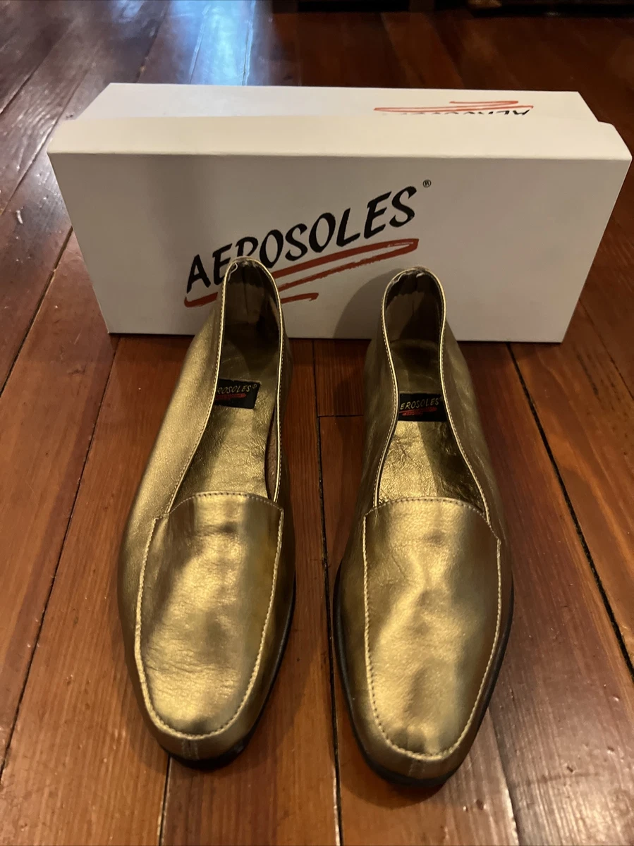 Aerosoles gold shoes hotsell