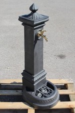 FONTANA IN GHISA MODELLO MILANO CON 1 RUBINETTI ALTA H 110 CM