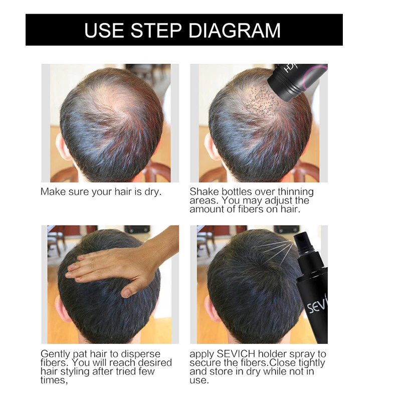 Nuevo Polvo de Fibra Capilar FluffUp Secret Calidad Original y Aceite en Spray para el Crecimiento del Cabello Foto 3 de 4