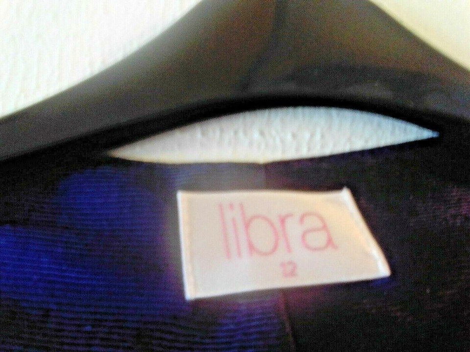 Libra Dress womens 12 UK 3/4 Sleeves Wrap Over Burgundy Wedding Guest