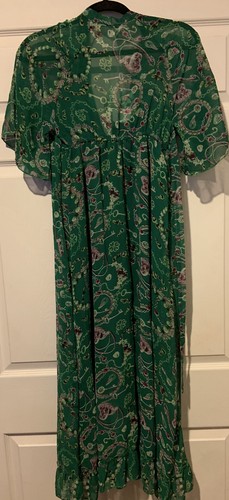 Neu mit Etikett Du Qin Qin Gr. S Damen Paisley Kleid mit Innenfutter Reißverschluss seitlich & Taillenband schön! - Bild 2 von 5
