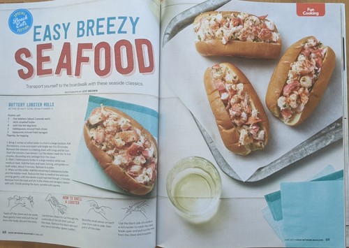 Three Summer Recipe Magazines Food Network Bon Appetit 50 Sliders No Labels - Imagen 4 de 12