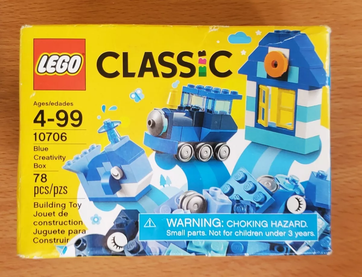 Lego Ages 4-99 10706 Blue Creativity Box 78 New Sealed | eBay