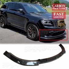For Jeep Grand Cherokee SRT 2017-2021 Carbon Fiber Front Bumper Lip Spoiler