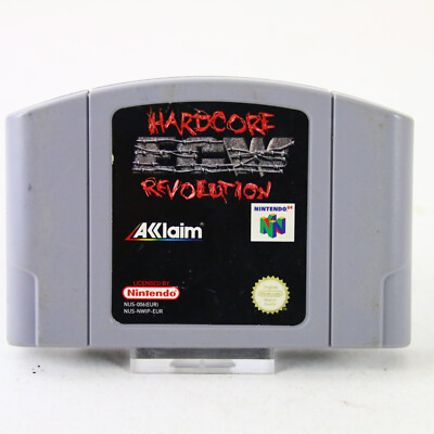 Nintendo 64 N64 ECW Hardcore Revolution Spiel nur Modul Gut