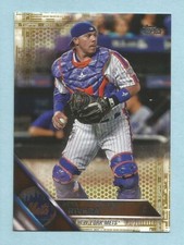2016 Topps Baseball Update GOLD Rene Rivera US107 New York Mets