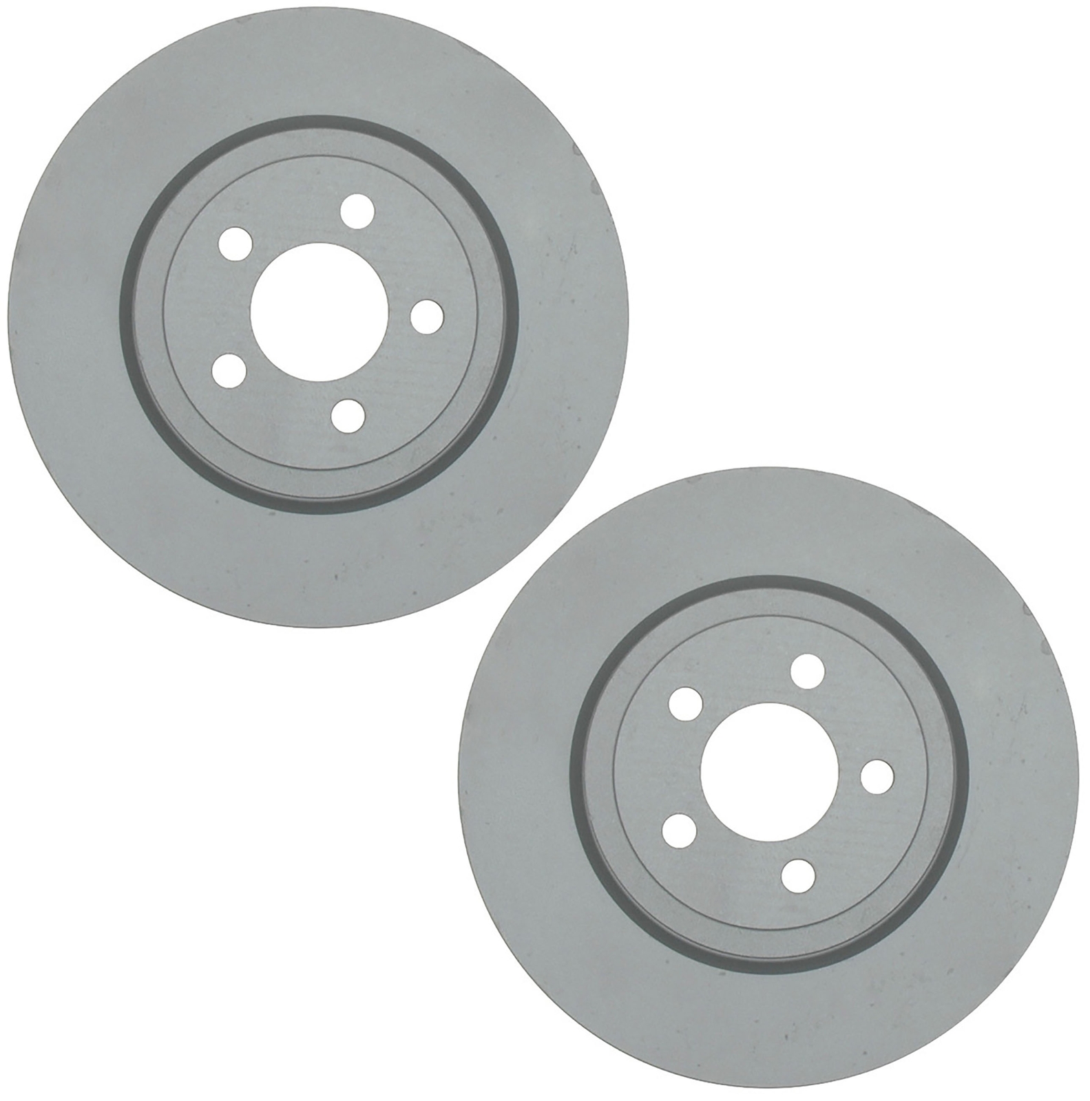 ACDelco Police Front Disc Brake Rotors Pair for Dodge with Dual Piston Caliper