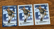 Ivan Castillo 2022 Topps Royal Blue Rookie Card RC SP #140 Padres + 2 BASE