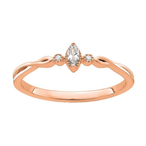 AGJ 14k Real Rose Pink Gold Round Beads – 8mm To 12mm (Price Per 1 Bead)