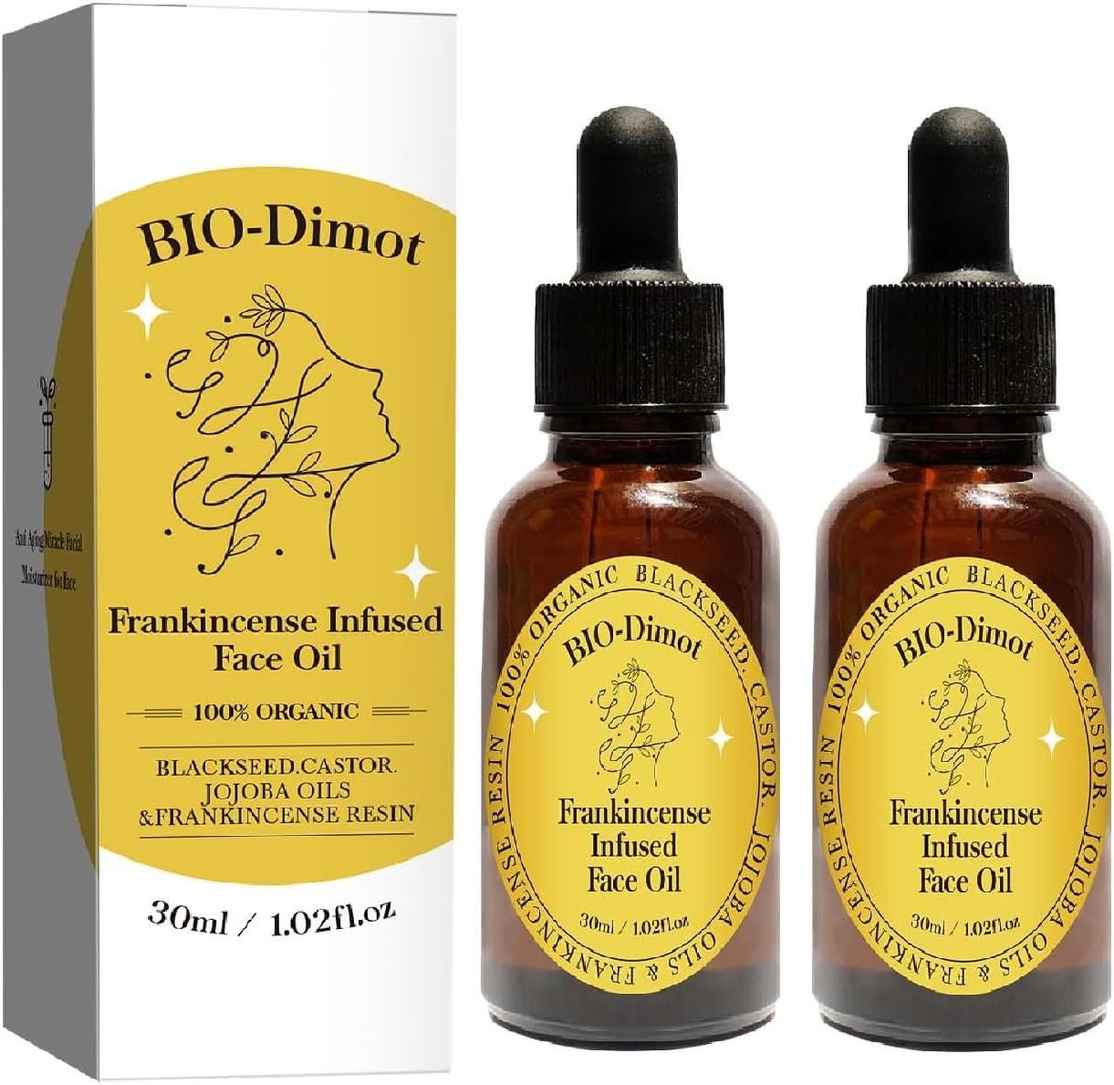 ,organic Castor & Jojoba Oils For Face Anti-agin
