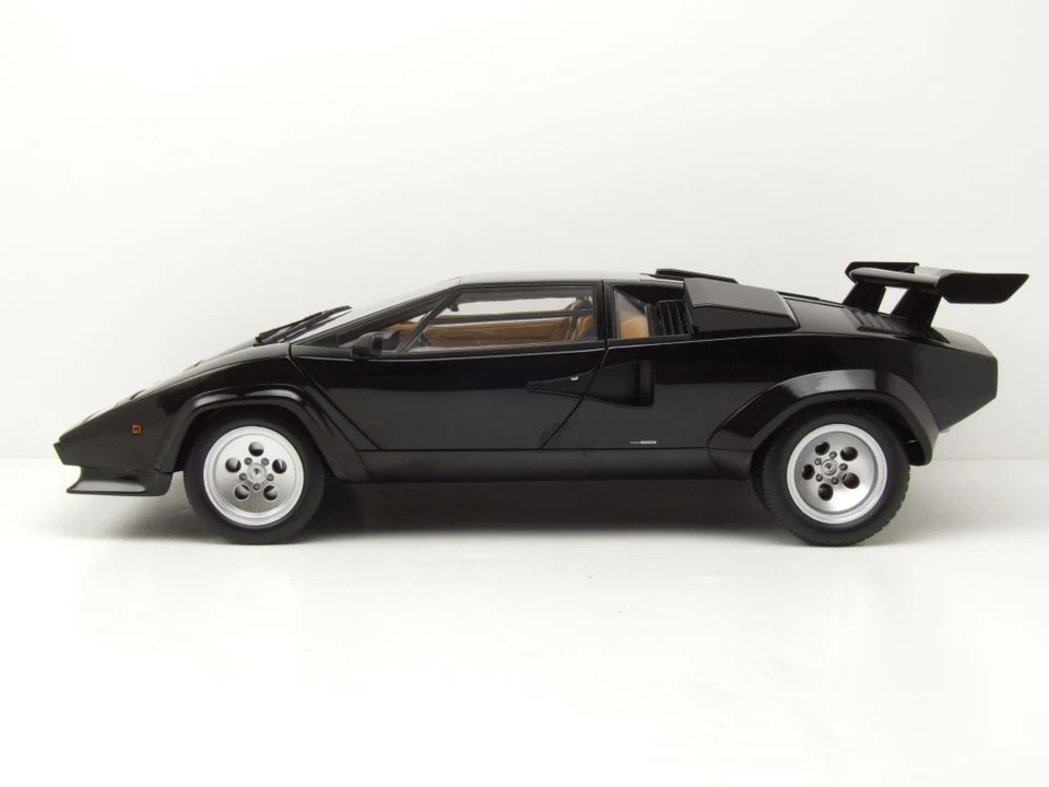 Lamborghini Countach LP 5000S QV 1985 Negro Modelo De Coche 1:12 KK Escala - Imagen 3 de 4