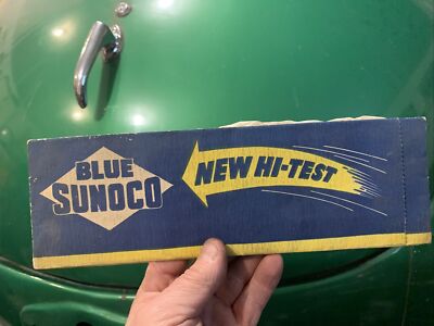 Vintage Sunoco Gas Station Paper Hat Blue New Hi-Test