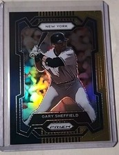 2024 Panini Prizm Baseball #205 Gary Sheffield Black Gold #/5