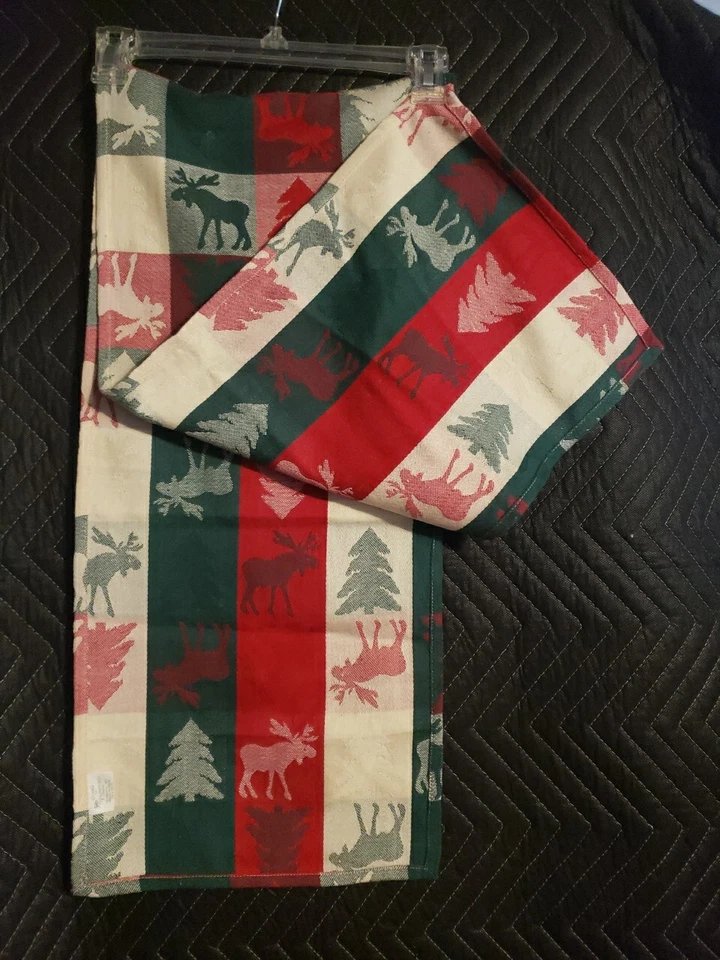 Holiday Park Designs Table Setting 11 Pc ,EUC, Moose,Trees, See Detailed List  - Image 2 of 4