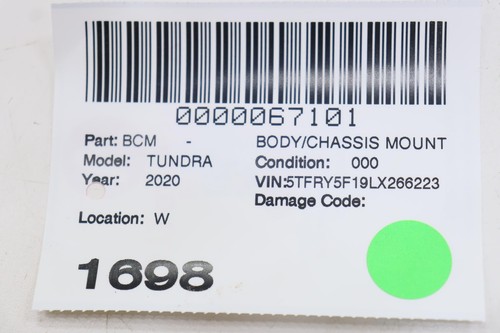 2007-2021 TOYOTA TUNDRA RWD FRONT FRAME BODY LOWER HOLD DOWN MOUNT INSULATOR OEM - Foto 8 di 8