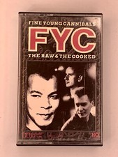 1989 Fine Young Cannibals FYC The Raw and The Cooked Cassette Tape