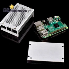 Aluminum Alloy Metal Case Cover Enclosure For Raspberry Pi 3 /Pi 2/B+ A3GS