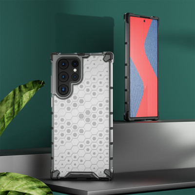 For Samsung S25 S24 Ultra S23 S22 S21 A16 Honeycomb Shockproof Hard Case Cover