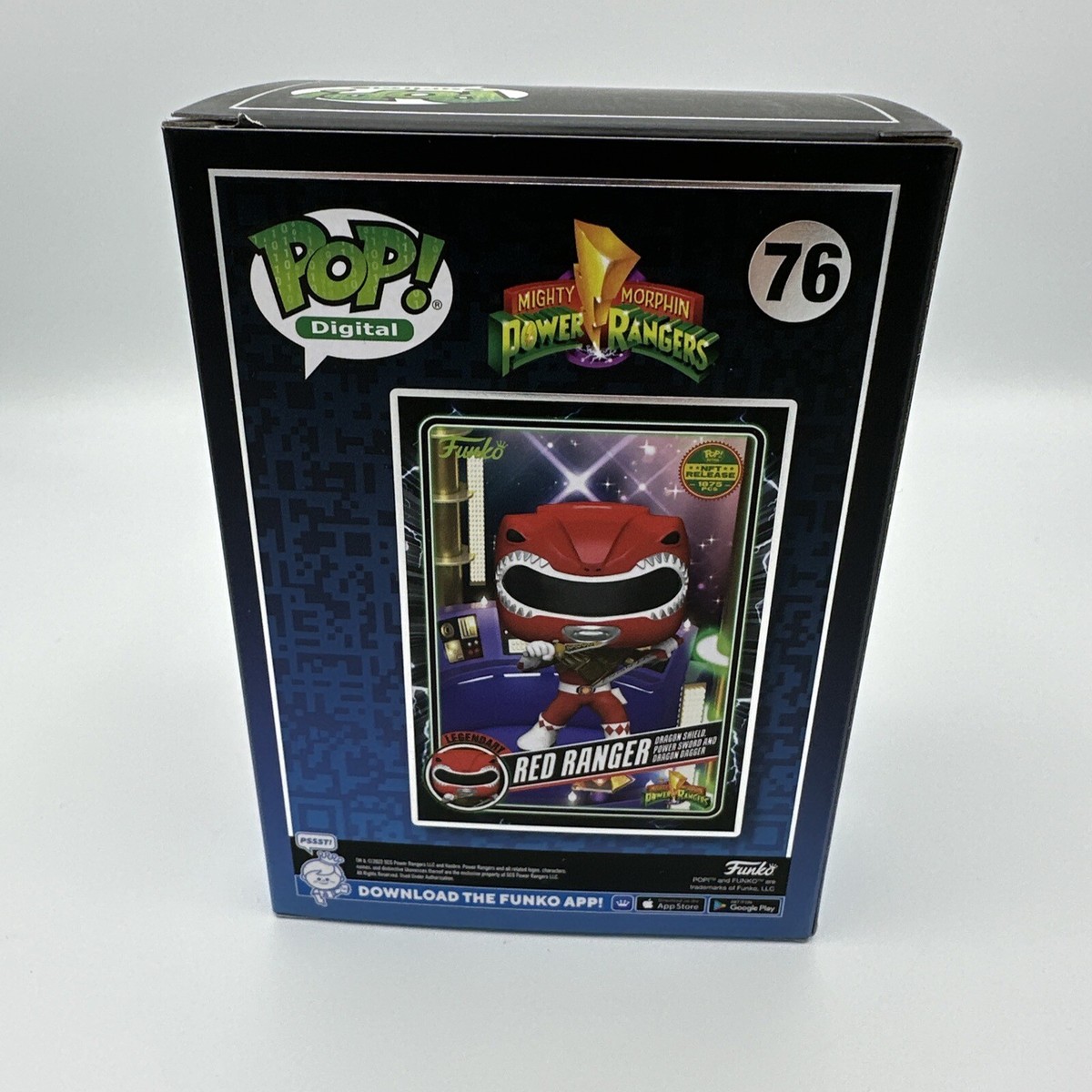 Funko Pop! Digital Power Rangers Red Ranger Dragon Dagger