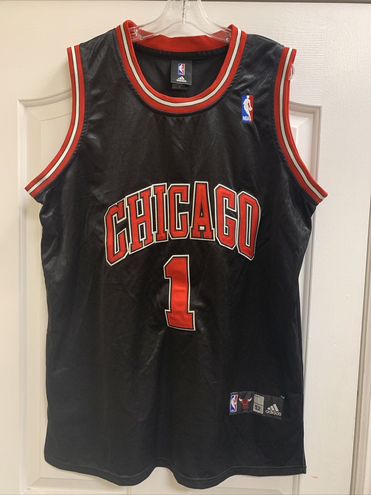 New Swingman Black stripe Derrick Rose Chicago Bulls jersey 1#