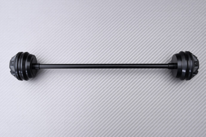 Plaquettes de protection avant noires Z1000 pour éviter les rayures de chute - 2