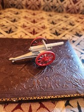 Vintage 1930s Lead Toy Soldier Cannon 25