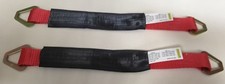 Set Of 2 - 3 Axle Straps 12k Web Red