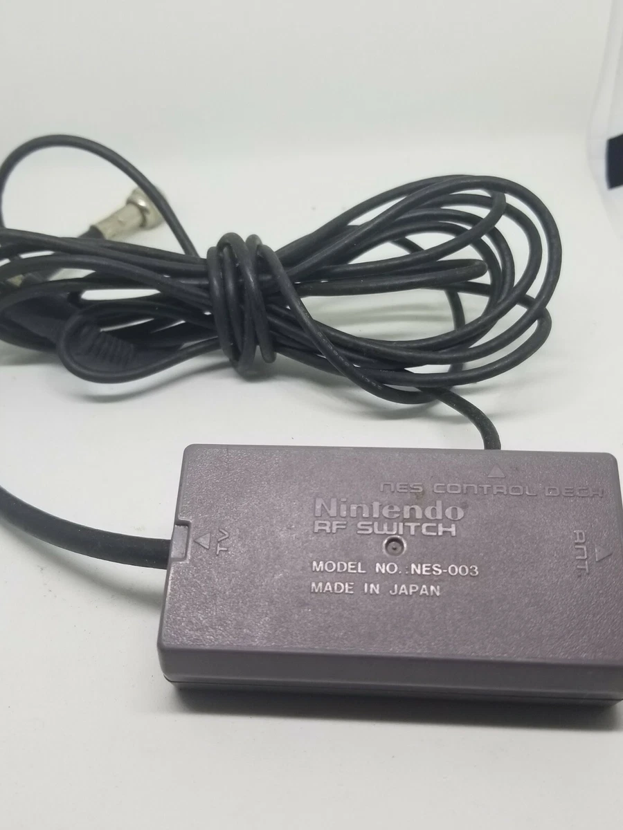 GENUINE RF SWITCH NES 003 FOR NINTENDO NES OR SUPER NINTENDO SNES ADAPTER CABLE