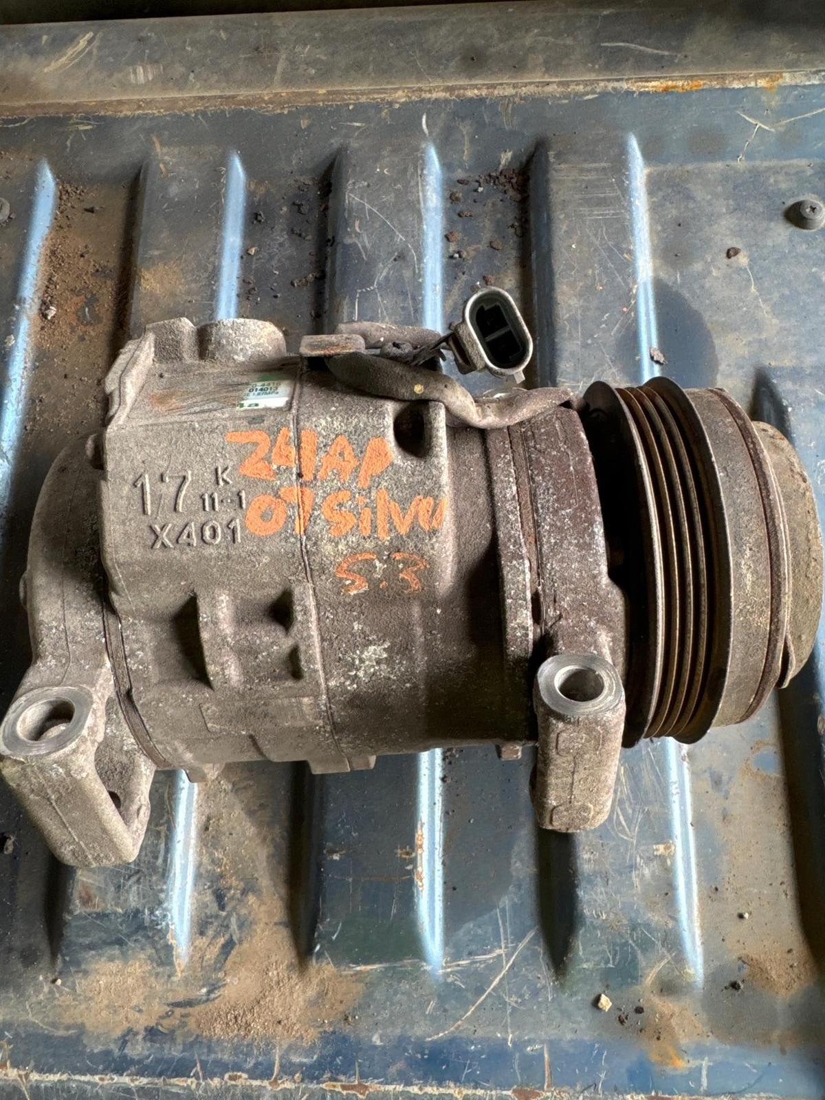 03-10 Silverado 5.3/6.0/6.2/4.8L AC Compressor Assembly OEM 25891791 | eBay