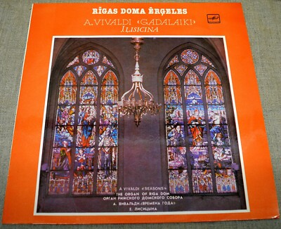 Rigas Doma Érgeles, A. Vivaldi, Gadalaiki, Melodia C10-18787002 Vinyl LP 1988