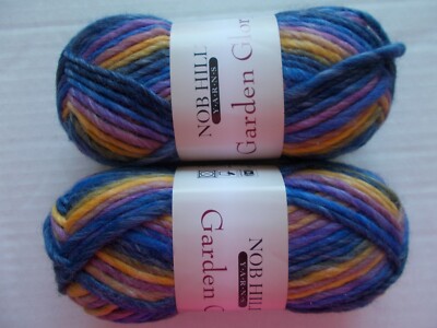 Nob Hill Garden Glory gradient  wool yarn, Hydrangea, lot of 2 (82 yds ea)