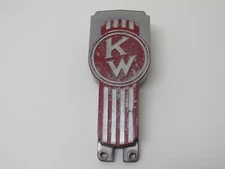 VINTAGE 1950'S KENWORTH HOOD EMBLEM KW HOOD ORNAMENT W900A K170-D-20 RARE TRUCK