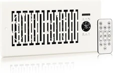 Register Booster Fan Fits 4” X 10” Register Holes, Smart Control Heating Cooling