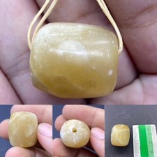 Rare Ancient Old Egyptian Era Beautiful Natural Alabaster Beautiful Bead