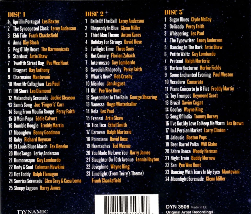 72 INSTRUMENTAL HITS OF THE 40's & 50's * NEW 3-CD Boxset * All Original Artists Foto 2 de 2