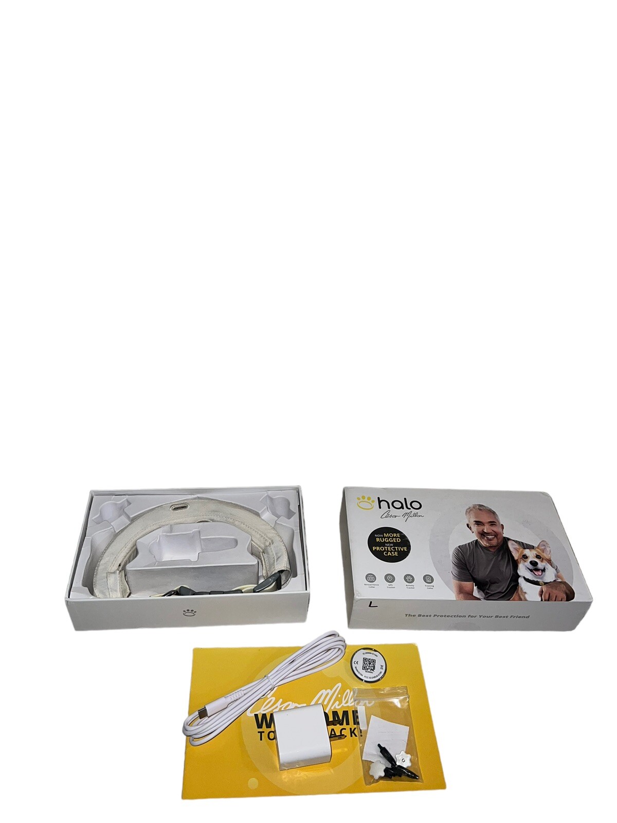 Halo 2 Cesar Millan Wireless Dog Fence Collar with GPS Size Medium eBay