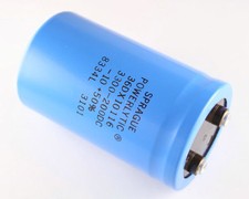 1x 3300uF 200V Large Can Electrolytic Aluminum Capacitor DC 200VDC 3,300uf 85C