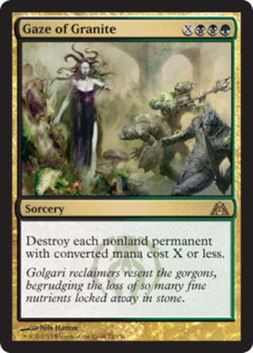 Gaze of Granite NM, English MTG Dragon's Maze - Picture 1 of 1