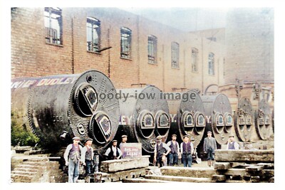 ptc6166 - Yorks - Early view of men working on Askern Boilers - print 6x4 