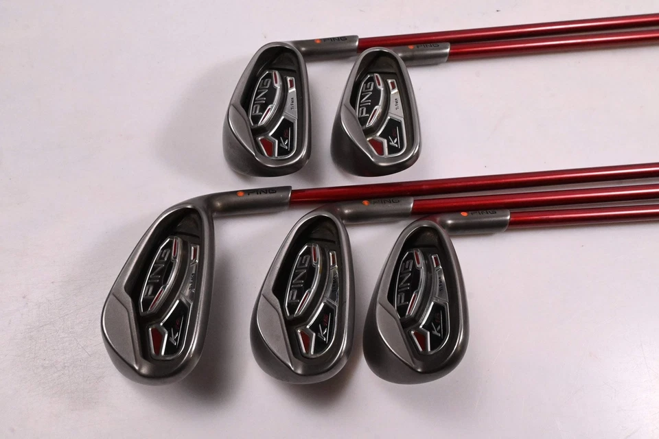 Ping K15 Irons / 7-PW+SW / Orange Dot / Senior Flex Ping TFC 149 I Shafts - Image 2 of 4