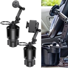 Smartphone Compatible Car Cup Holder Easy Installation for Convenience